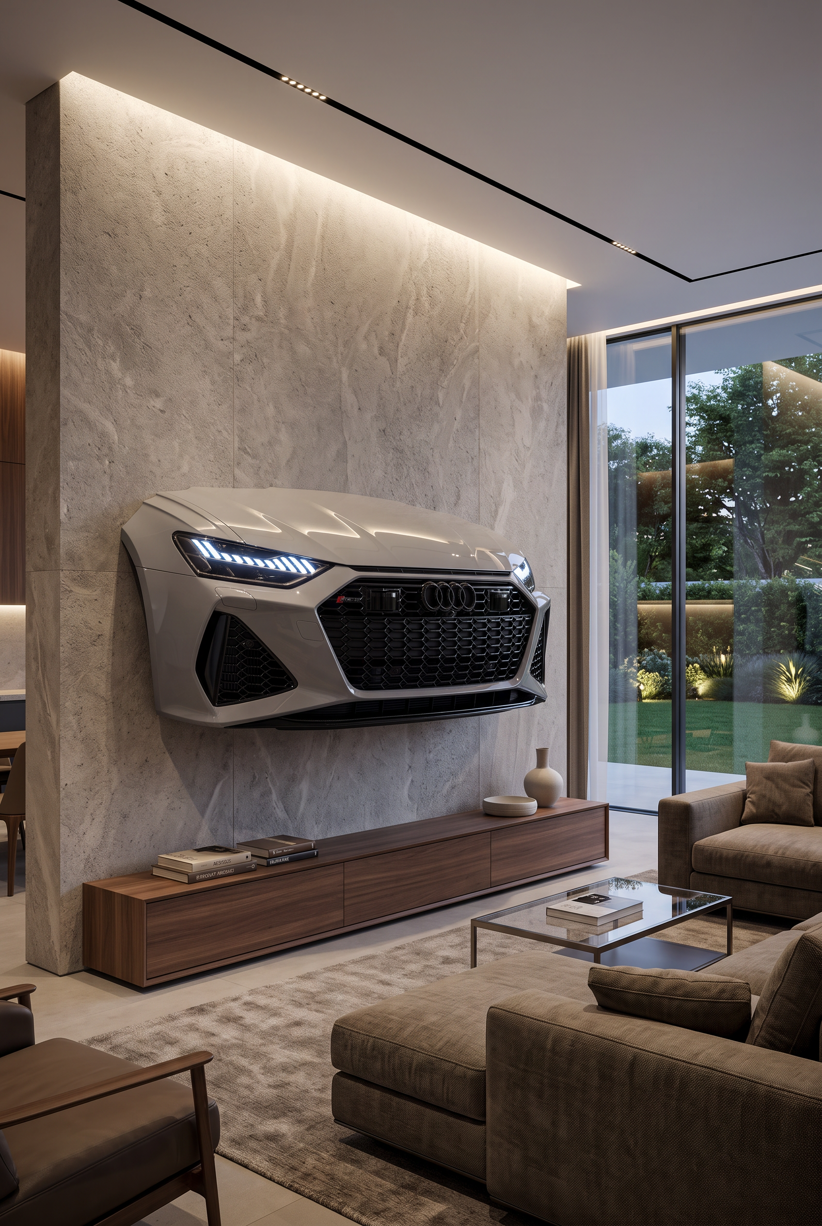 AUDI RS 6/7  – Beleuchtetes 3D Wandobjekt