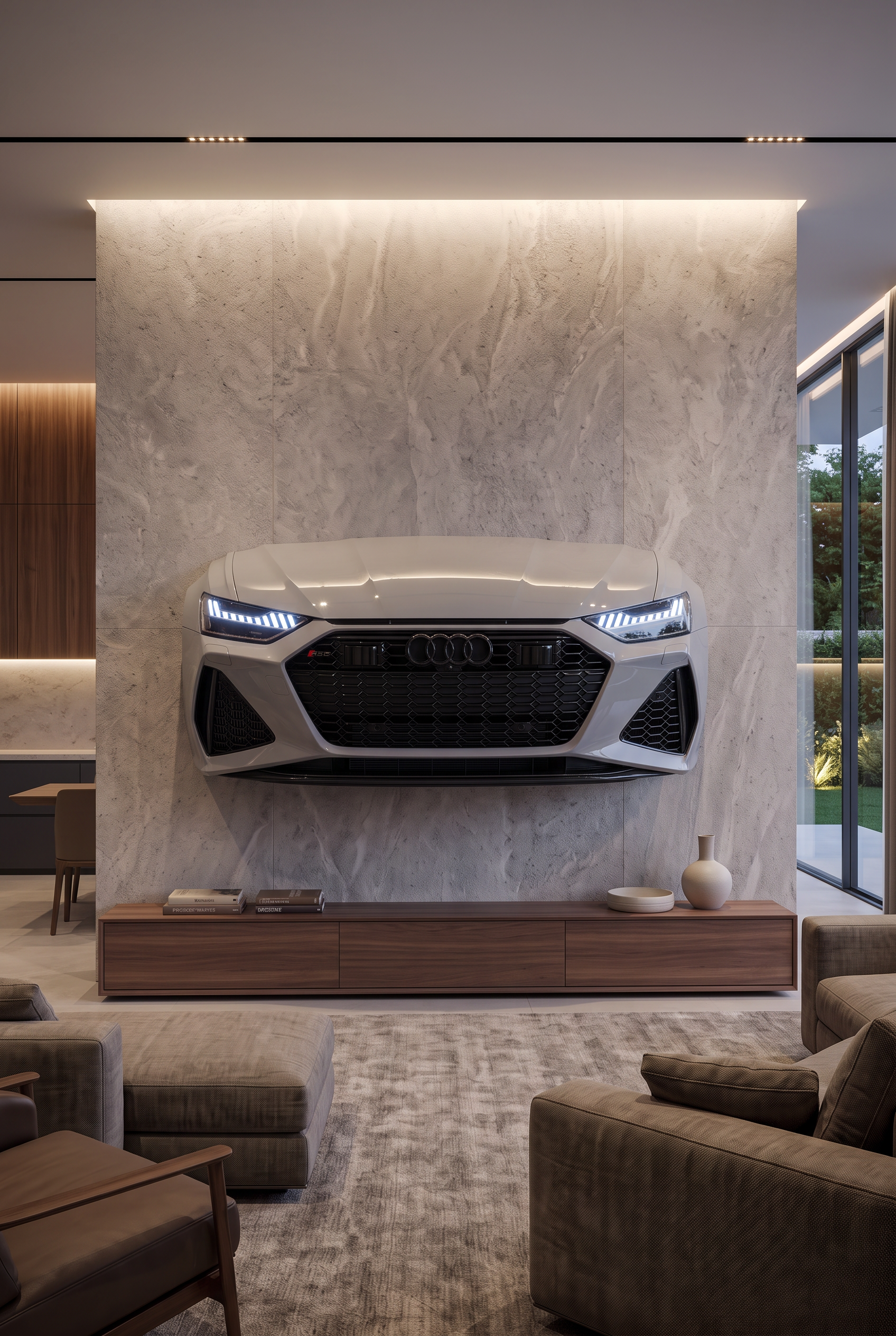 AUDI RS 6/7  – Beleuchtetes 3D Wandobjekt