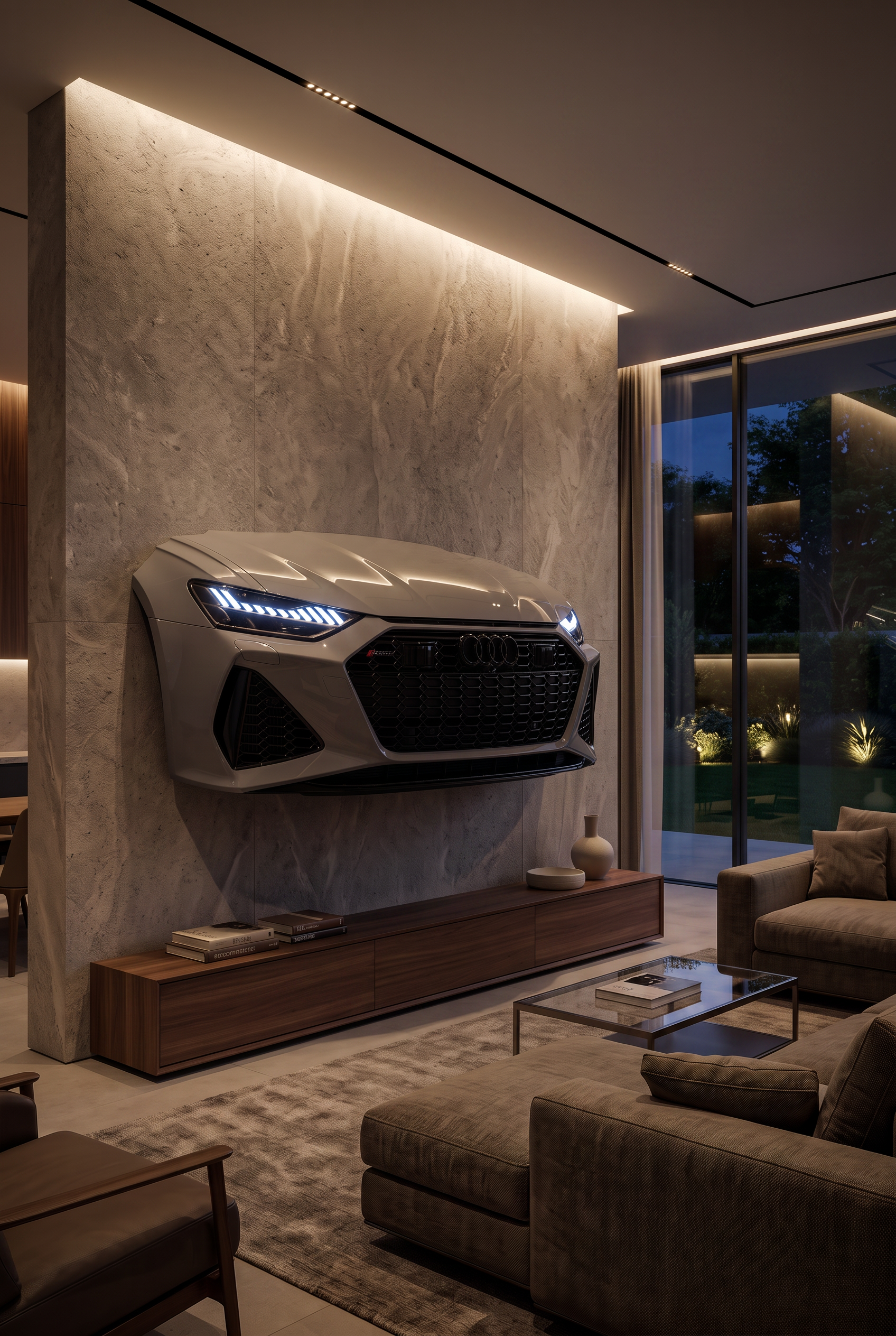 AUDI RS 6/7  – Beleuchtetes 3D Wandobjekt
