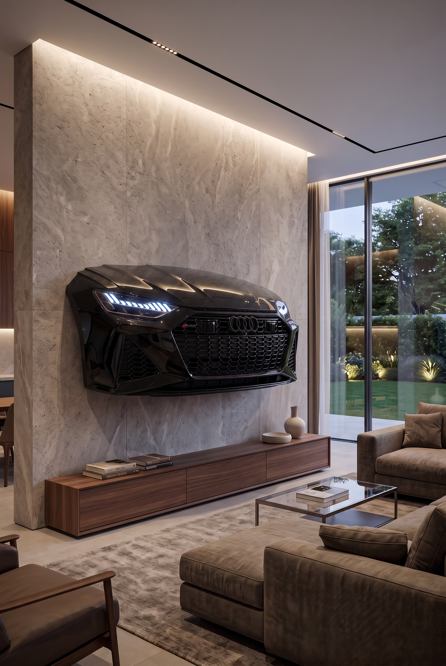AUDI RS 6/7  – Beleuchtetes 3D Wandobjekt